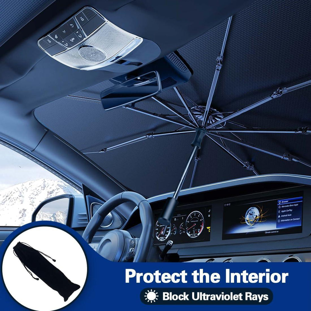 Foldable Car Windshield Sun Shade Umbrella UV Block Interior Heat Protector