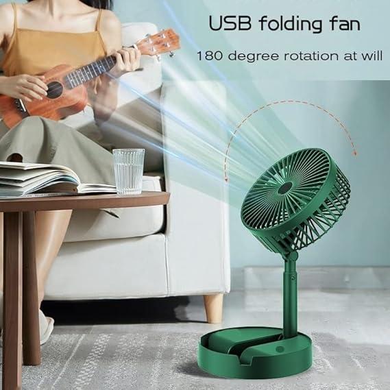 Foldable Telescopic Mini Fan Portable Adjustable Electric Fan