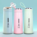 450ML BPA Free Glass Water Bottle Leak Proof Reusable Travel Bottle for Juice, Tea & Smoothies