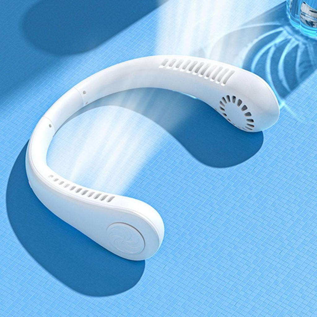 Portable Neck Fan Rechargeable USB Bladeless Cooling Fan for Outdoor Sports & Travel