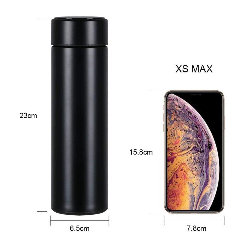 LED Digital Temperature Water Bottle Smart Vacuum Insulated Thermos Flask